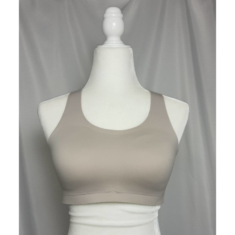 Lululemon Enline  Sports Bra 34C Tan Weave Back High Support Athletica Intimates